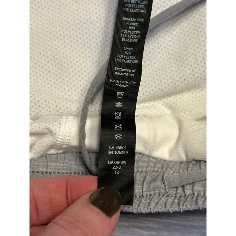 Lululemon Pace Breaker Short *Lined‎ 7" GRAY Medium - Picture 2 of 7